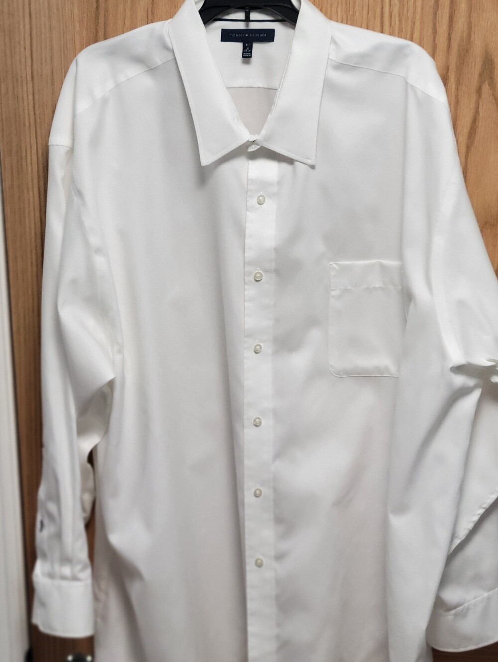 Tommy Hilfiger White Long-Sleeve Dress Shirt